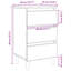 40cm W Manufactured Wood Bedside Table