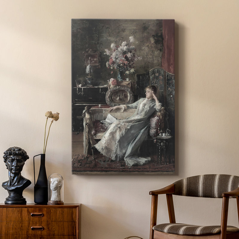 Reproduction de portrait rétro XLV - galerie Cavas sur mesure, H 27 po x l 18 po