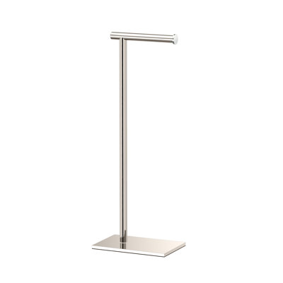 Latitude II Free Standing 21.25"H Toilet Paper Holder with Weighted Base | Toilet Paper Roll Holder Stand