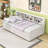 Twin Upholstered Daybed with Shelves and Drawers-1175844616