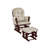 Cleo Wooden Glider and Ottoman-98415155-98415156