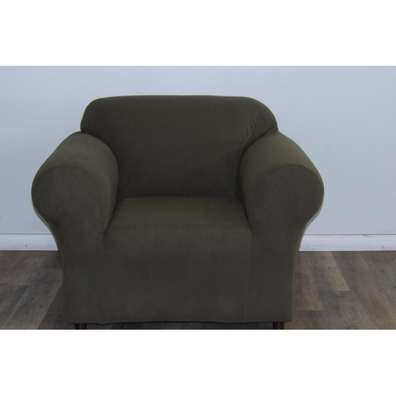 Housse extensible pour fauteuil Snowball, Mélange de polyester gris
