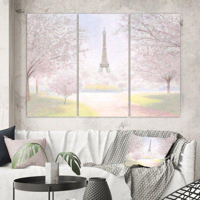 Pretty Paris - Wrapped Canvas Painting Print