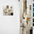 Elfreda Grey and Yellow Fantasy Sci Fi Minimalism Art - Collages Curtain - Velvet Room Darkening - 1 panel-1454372574