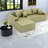 Compression Sectionals Faux Leather L Shaped Modern Sofa for Home