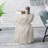 Side Table - Make Patio More Charming. Lightweight Furniture, Grey Magnesium Oxide, 14"X14"X18.5", 16.91 Lb. Fascinating Tabletop, Design Add Grace To Patio. Grey, Mesmerizing Stylish