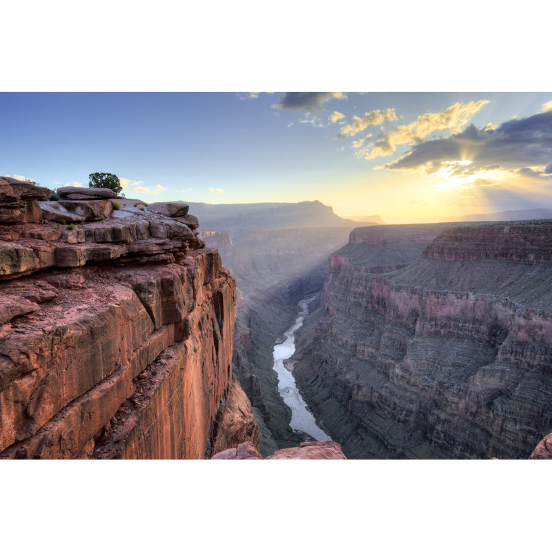 Grand Canyon Toroweap Point Sunrise par Kojihirano - photographie sur toile tendue, H 32 po x l 48 po
