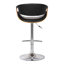 Alvin Swivel Upholstered Adjustable Height Counter Stool with Solid Wood Frame-20471430
