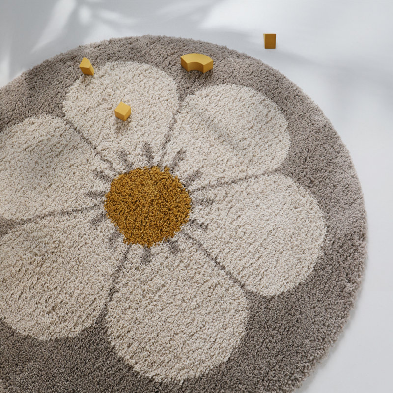 Round Riverrock 120cm X 120cm Area Rug
