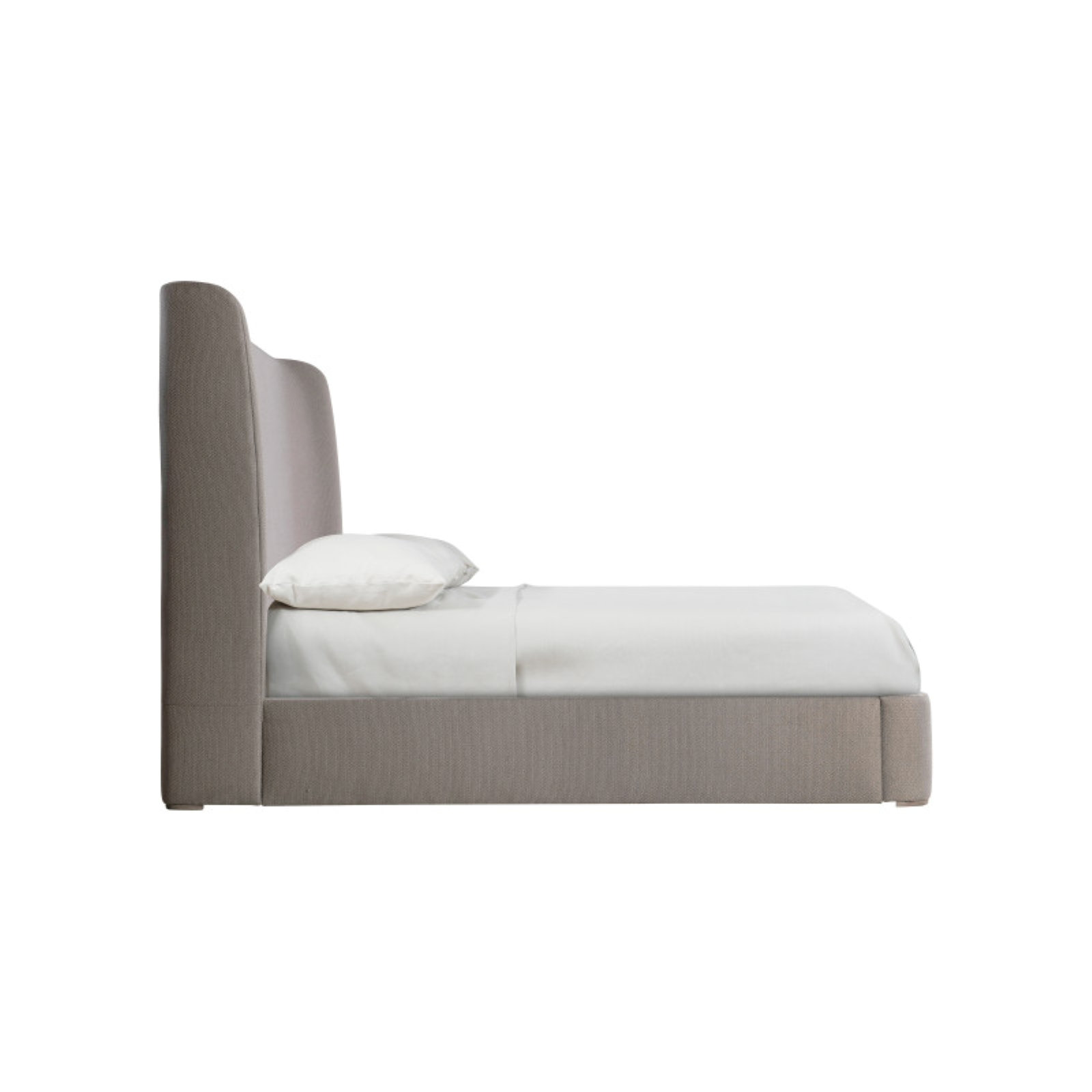 Puro Upholstered Wingback Bed