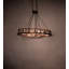 Lustre tambour unique à 8 lumières Mountain Pine