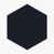 Bloc hexagonal noir mat est en rupture de stock