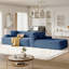 Grand canapé modulaire moderne en forme de L pour salon, chambre à coucher, salon, combinaison libre 2 pièces, style simplifié