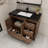 Ephesus 41.61'' Single Bathroom Vanity with Plastic Top-193643324
