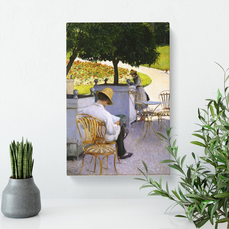 The Orange Trees by Gustave Caillebotte - Wrapped Canvas Painting, 76cm H x 50cm W x 3cm D