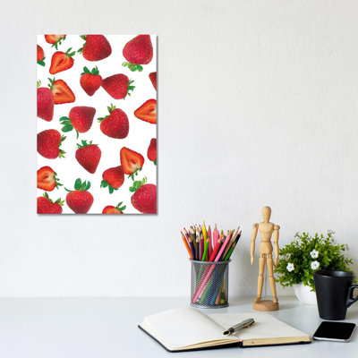 «Fresh Strawberries» par Amanda Mcgee, impression sur toile tendue