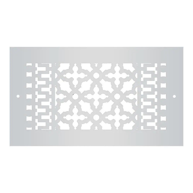 Grille en aluminium Regrol, 6 po x 12 po, Noir