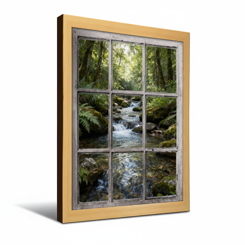 Paysage et nature, H 18 po x l 12 po, Toile tendue, Ne s’applique pas
