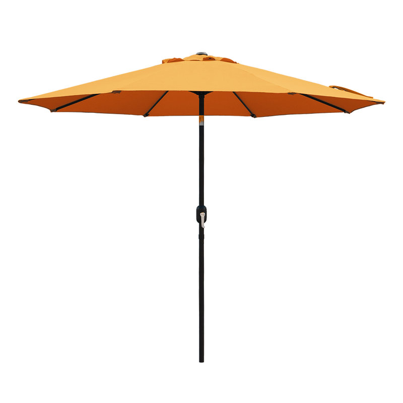 Parasol de marché inclinable Tempo de 2,74 m, Orange