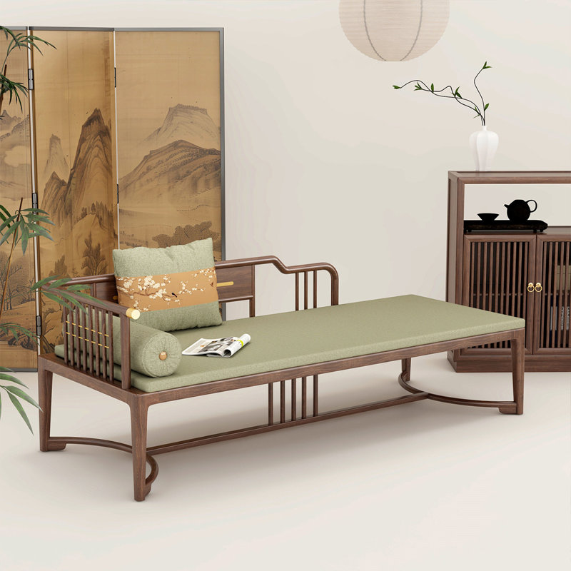 70,87 po Nouveau fauteuil impérial en bois massif vert de style chinois