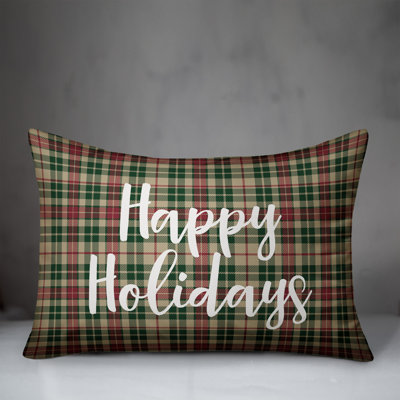 Plaid Throw Pillow