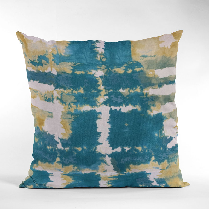 Contemporary Art Linen Indoor/Outdoor Pillow Cover & Insert, 18" x 18"