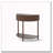 Console Table Half Moon Design End Table With 2 Storage Drawers And Bottom Shelf For Living Room, Bedroom, Study, Hallway-1679320350