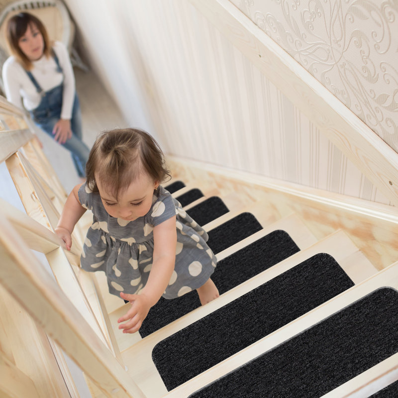 Tapis d'escalier Arturas, Gris foncé