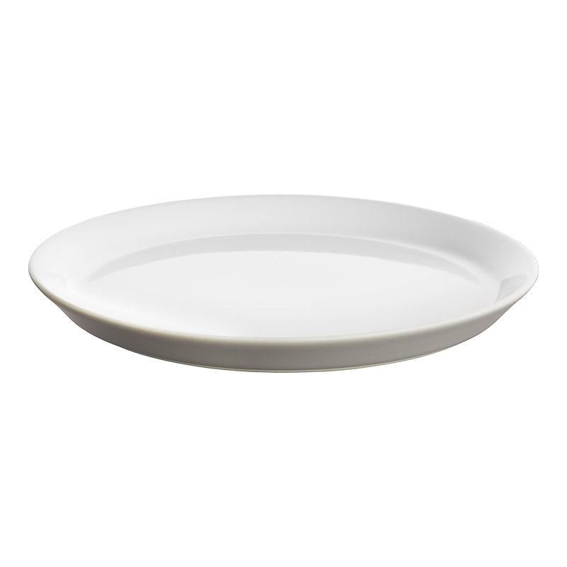 Tonale Stoneware Dinner Plate, 7.88" W x 7.88" D, Light Gray