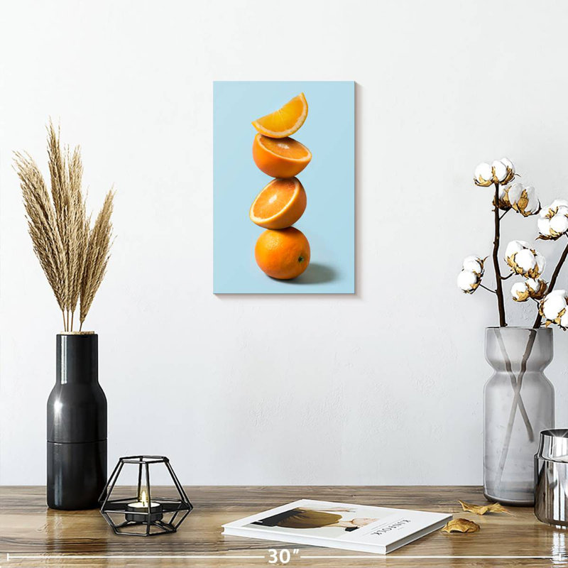 Yarlin Stack Of Oranges, 12" H x 8" W