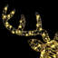vidaXL Reindeer Head with 140 LEDs 60 cm Acrylic-573063368