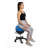 Britton Adjustable Height Ball Chair with Wheels