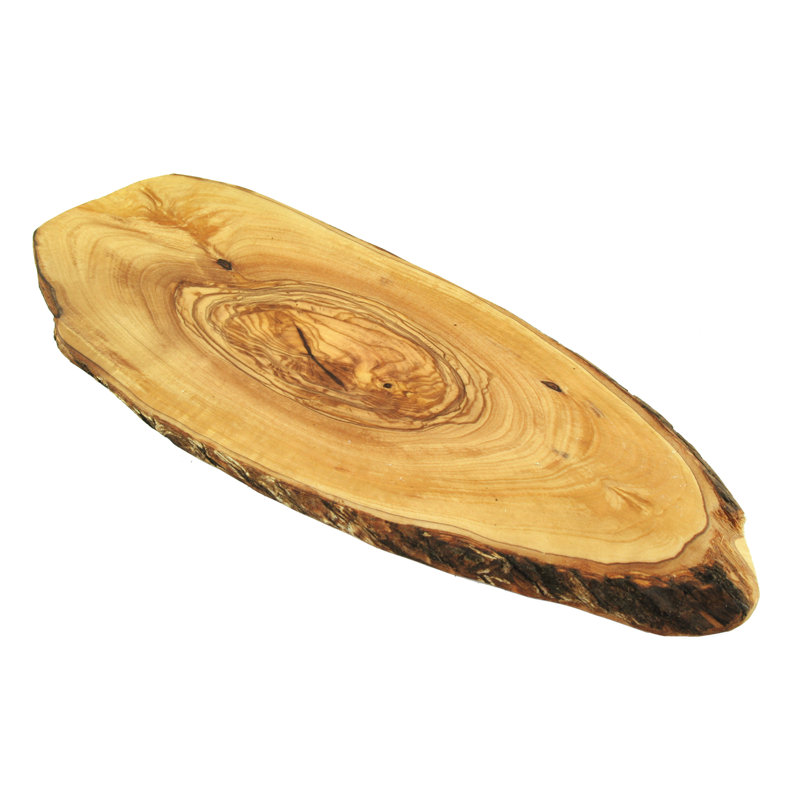 Rustic cutting board made of olive wood, approx. 50-60cm