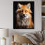 «Orange Fox Guardian», art mural renard-350186859-350186867