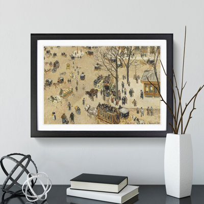 Theatre Place by Camille Pissarro - Picture Frame Painting