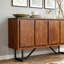Buffet minimaliste en bois massif de style nordique