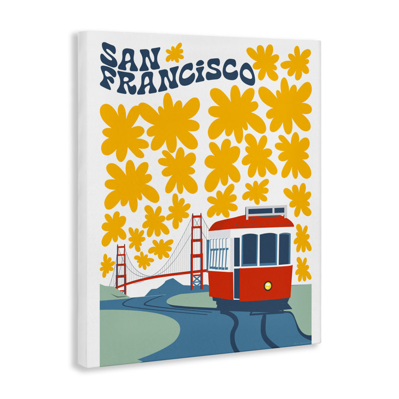 Toile San Francisco, conçue par Omar Escalante, H 48 po x l 36 po