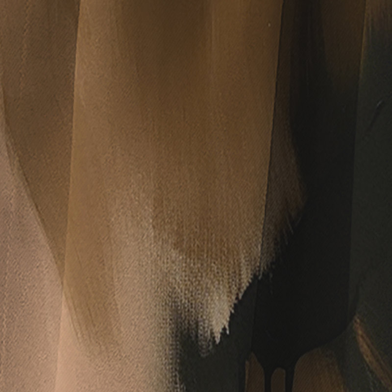 Argusta - Rideau abstrait - Rideau abstrait occultant en velours - 1 panneau, L 52 po x L 108 po
