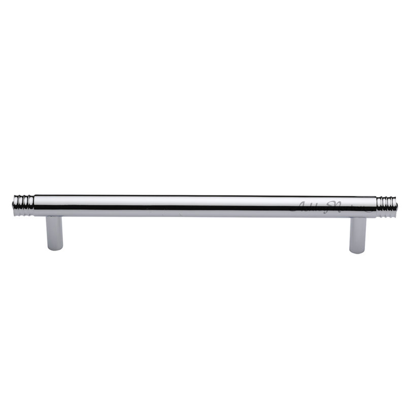 Polished Chrome Solid Brass 4" Bar Cabinet Pull