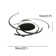 Codie 3 - Light LED Semi Flush Mount Remote Dimmable