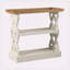 Console Anick 35,40, table d'entrée, table Hoyer avec tablette en bois 