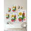 Chenilles sur tournesols - reproduction sur toile tendue-803554615