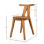 Chaise d'appoint de style naturel de Pâques