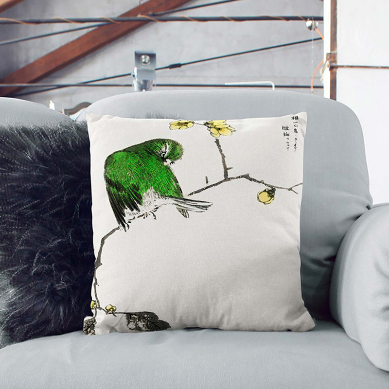 Square Throw Cushion, White, 40cm H x 40cm W x 15cm D
