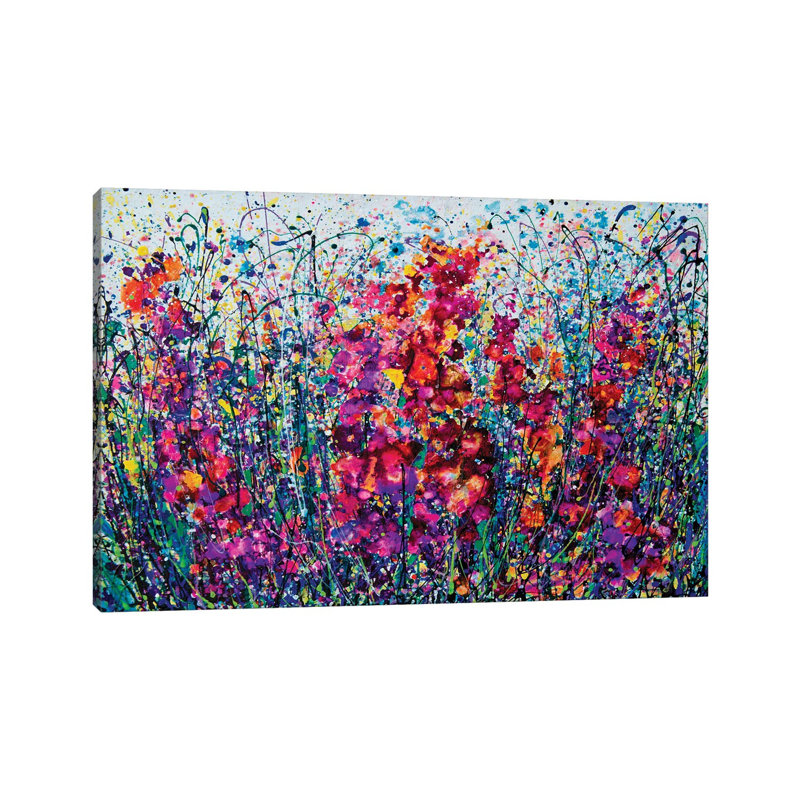 The Breath Of Summer by Lena Owens - Painting on Canvas, 30.48cm H x 45.72cm W x 1.91cm D, Wrapped Canvas