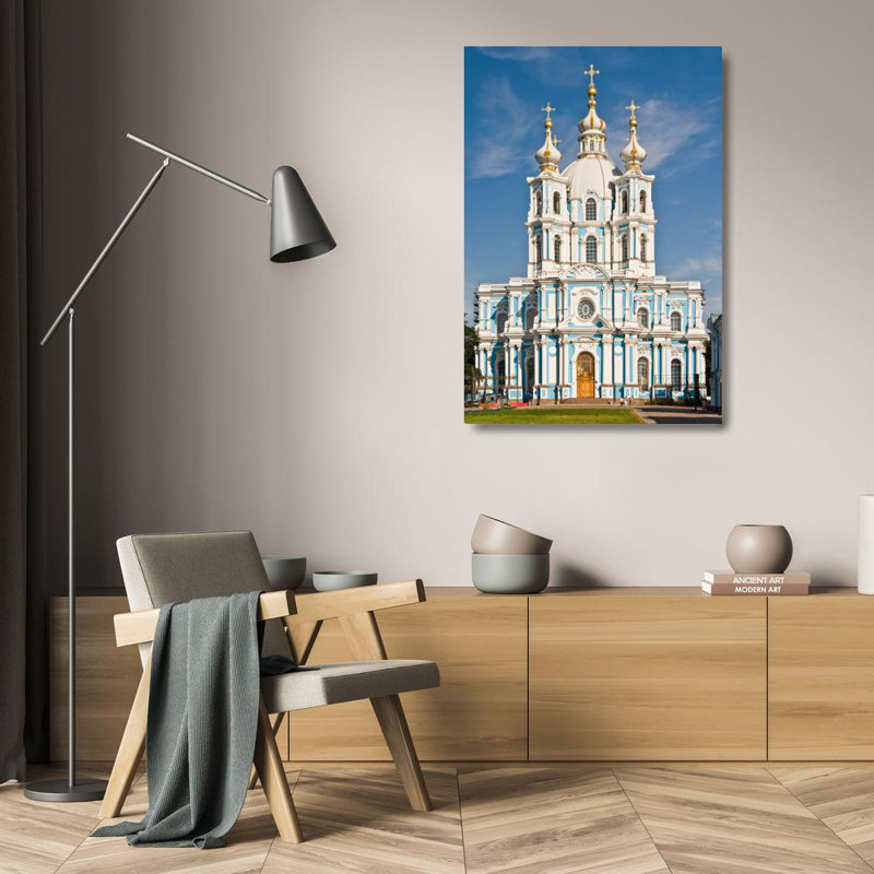 Cathédrale de Smolly, Saint-Pétersbourg, H 24 po x l 16 po