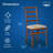 Ladderback Upholstered Seat Folding Chairs