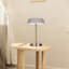 Pretoria 14 In. Integrated LED Brushed Nickel Table Lamp With Teal Metal Shade, On/Off Touch, And USB Chargeports-1801875902-1801875901