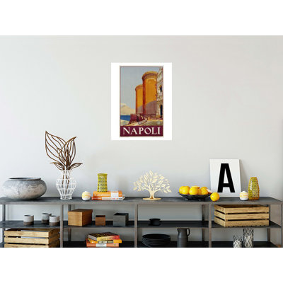 Affiche de voyage Napoli par Inconnu - Estampe numérique