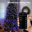 Arbre de Noël 7,5 pi avec lumières à spectre complet, contrôle intelligent de l'application, arbre de Noël à charnières larges et à assemblage facile-121054201
